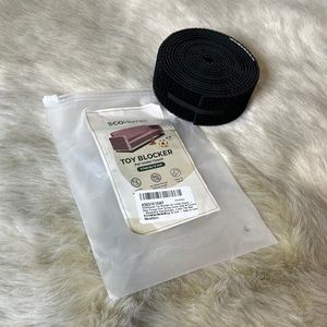 Toy blocker for under couch